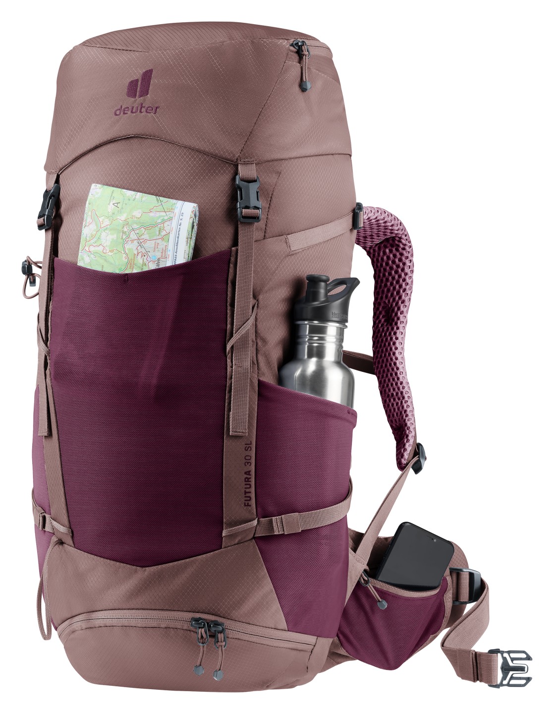 deuter Zaino da trekking Futura 30 SL – Donna – Viola — 4 di 13