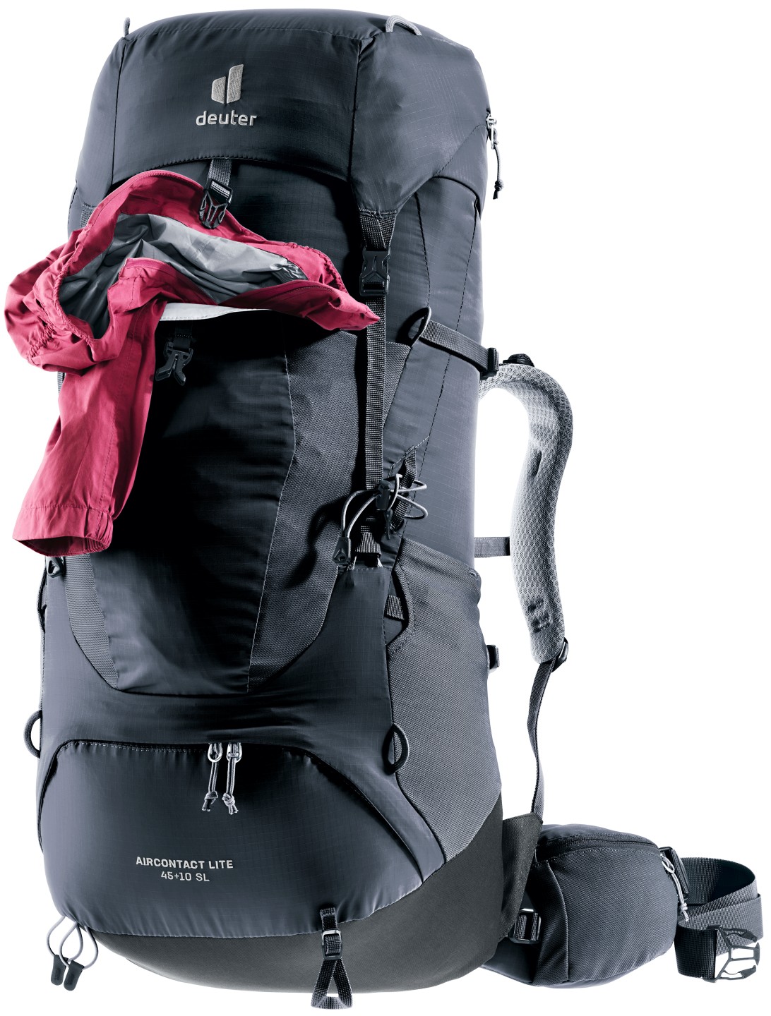 deuter Trekkingrugzak Aircontact Lite 45+10 SL – Zwart – Dames — 4 van 11