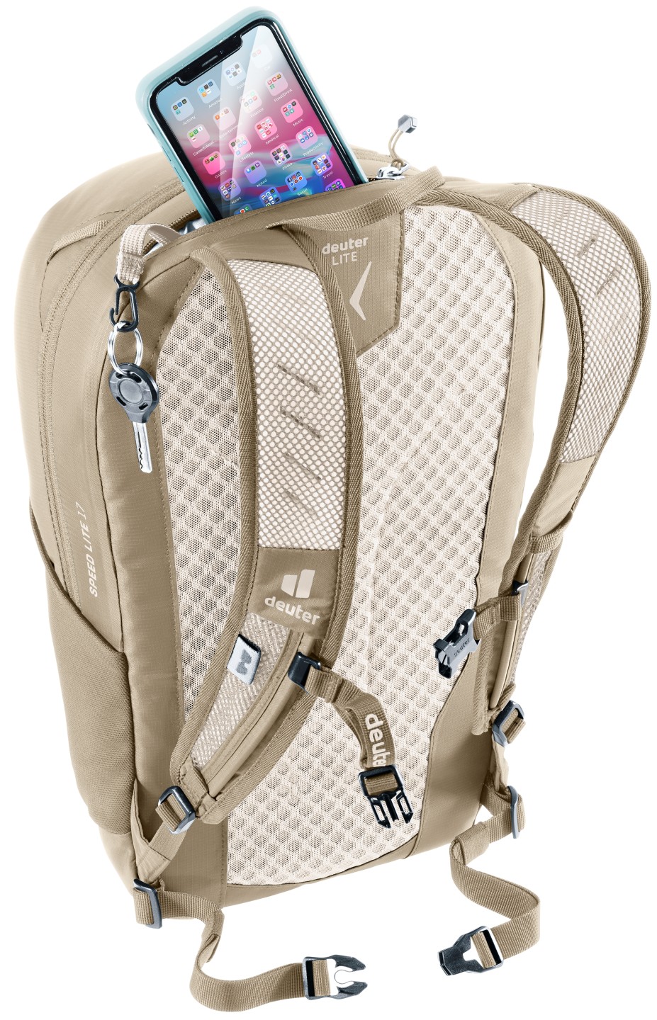 deuter Wandelrugzak Speed Lite 17 – Unisex – Steengrijs — 5 van 8