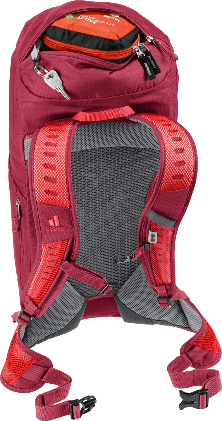 deuter Wandelrugzak AC Lite 24 – Unisex – Rood — 7 van 13