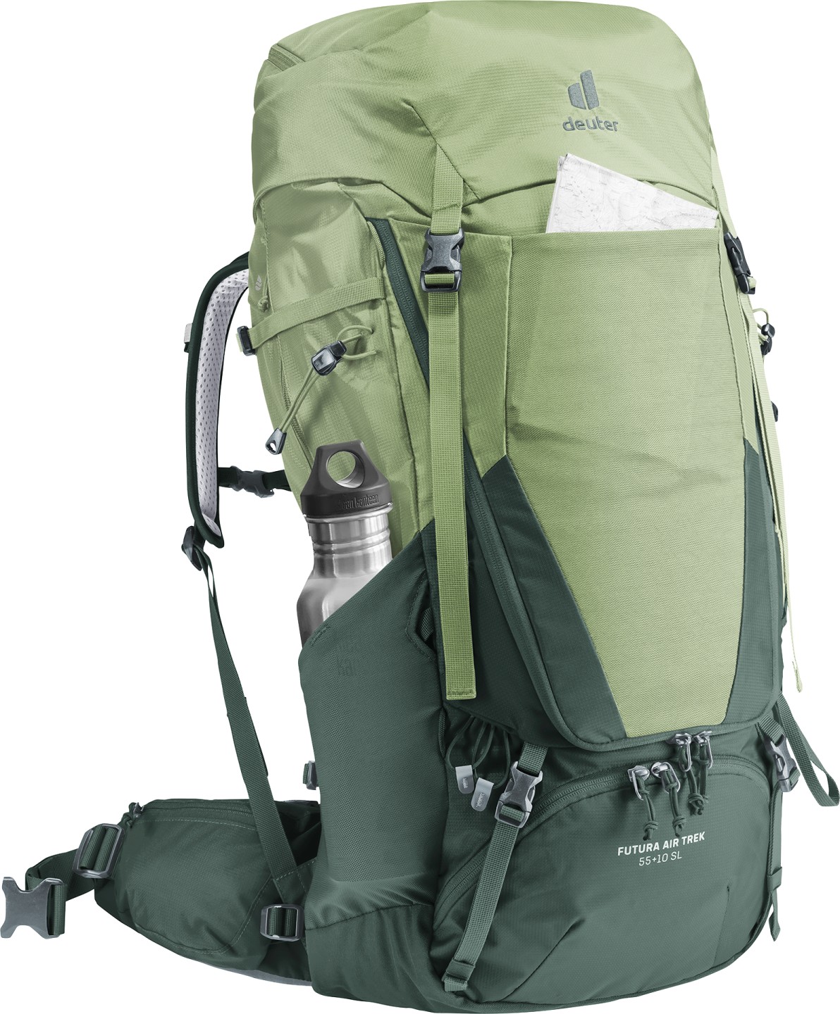 deuter Backpack da trekking Futura Air Trek 55+10 SL – Verde – Donna — 3 di 13