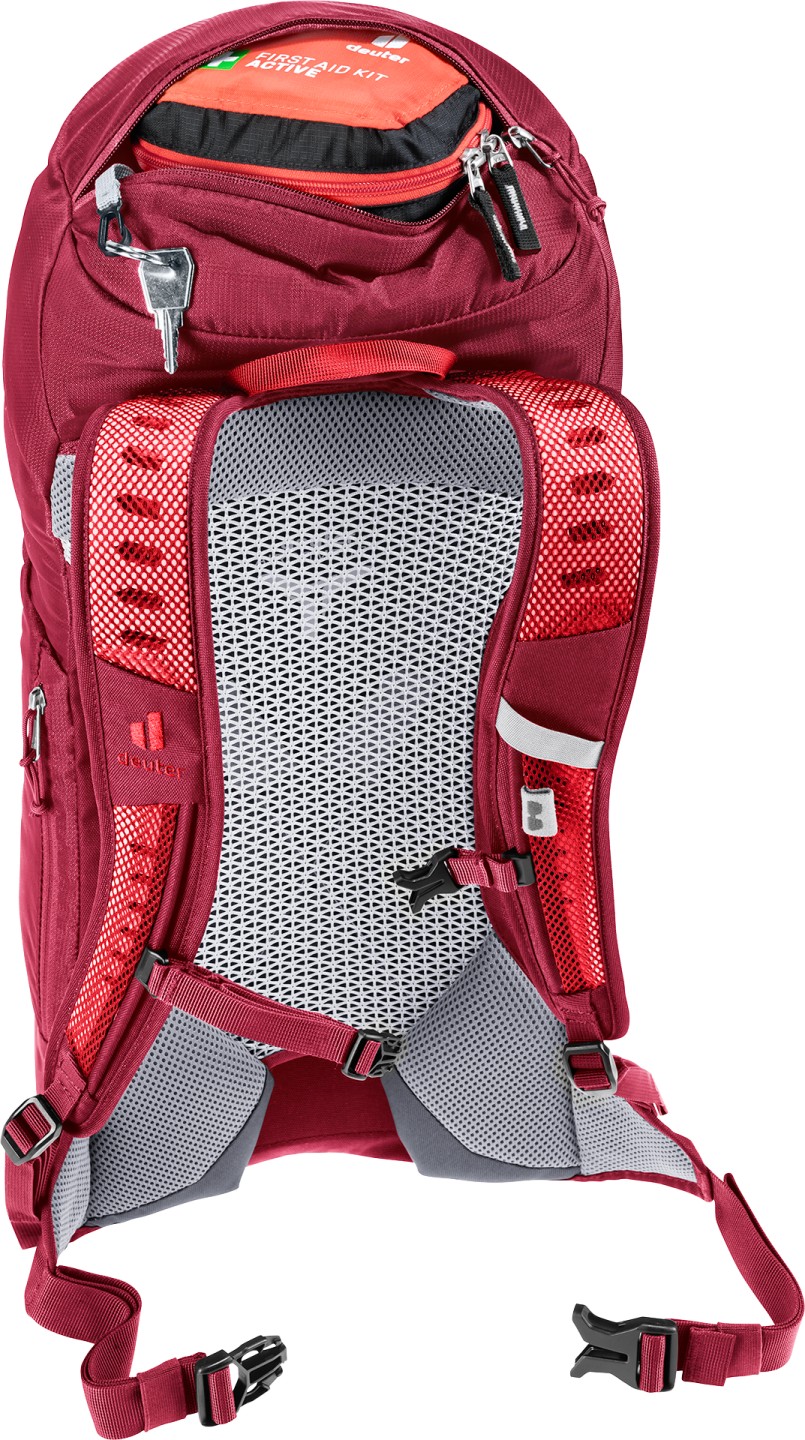 deuter Wandelrugzak AC Lite 16 – Unisex – Rood — 9 van 13