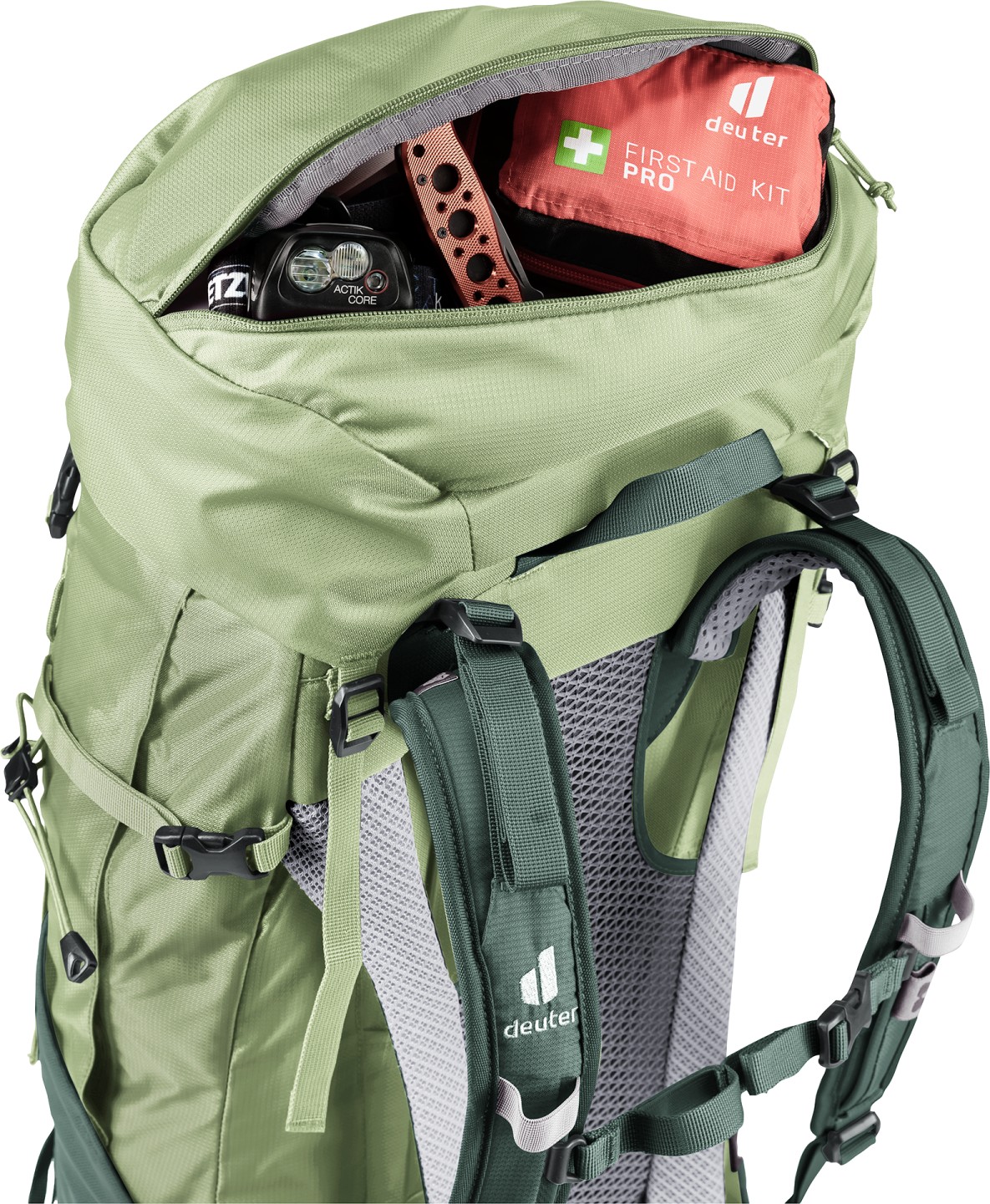 deuter Backpack da trekking Futura Air Trek 55+10 SL – Verde – Donna — 8 di 13