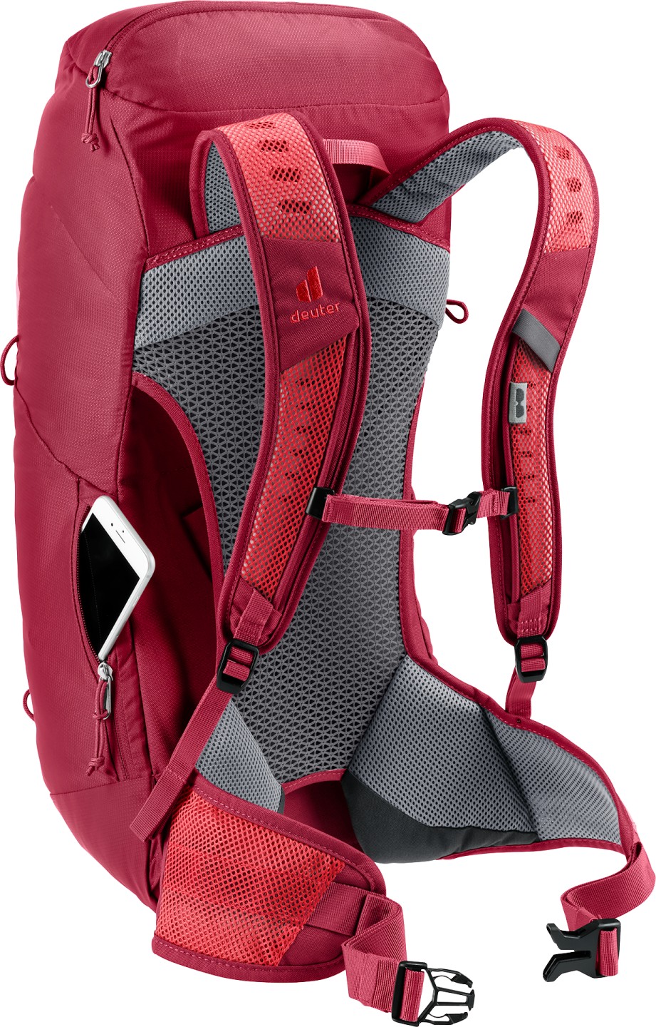 deuter Wandelrugzak AC Lite 24 – Unisex – Rood — 12 van 13