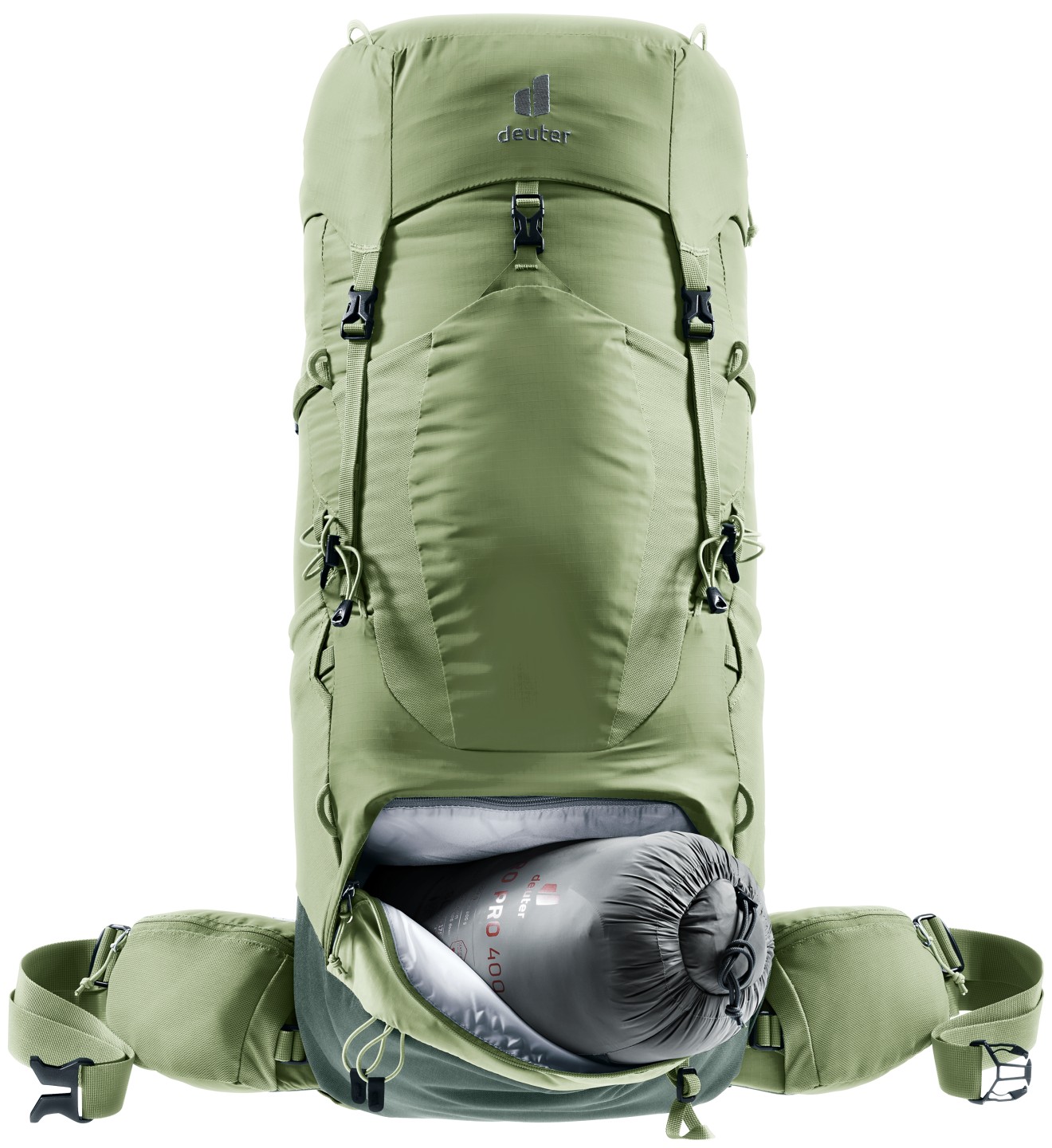 deuter Backpack Aircontact Lite 45+10 SL – Verde – Donna — 10 di 12