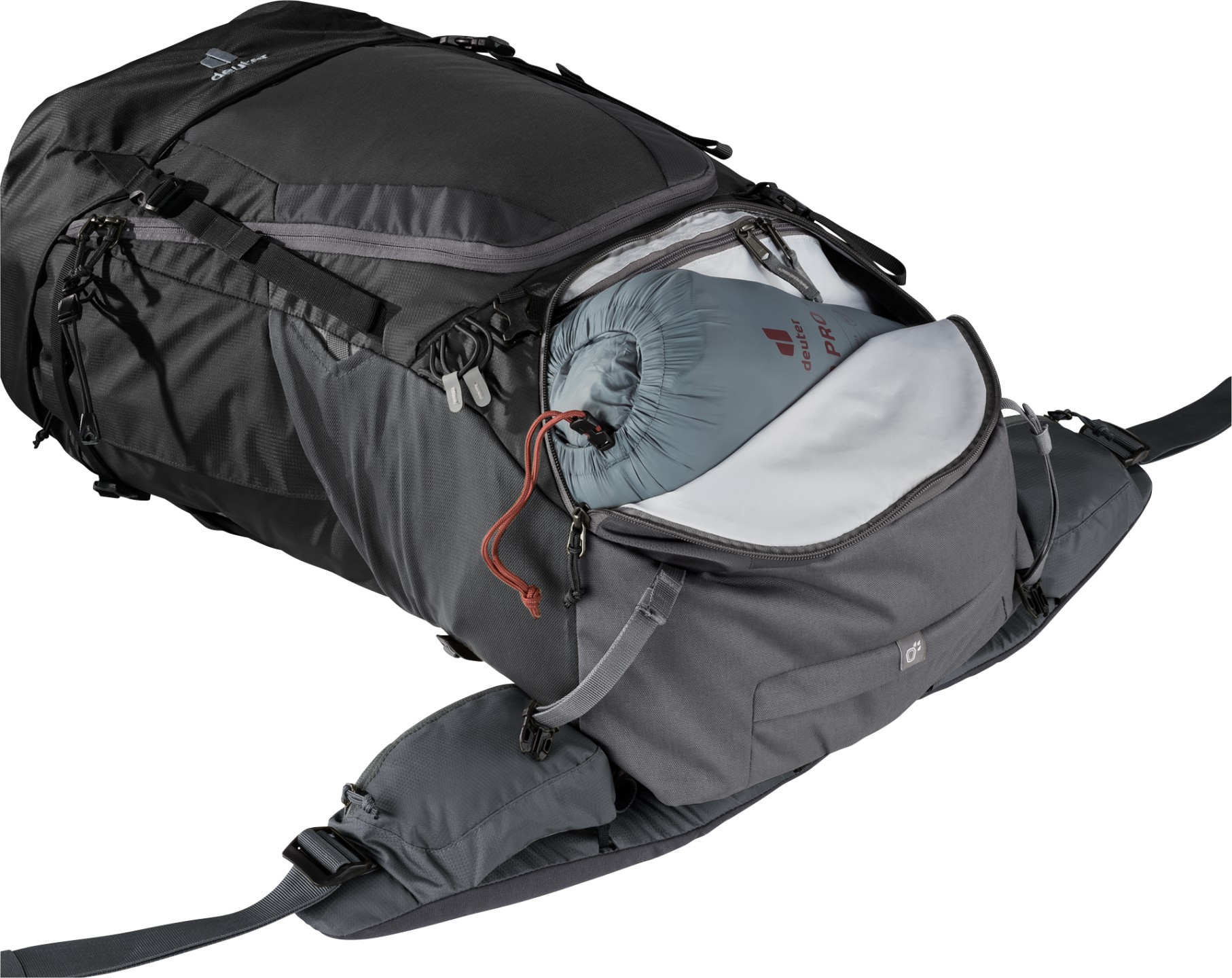 deuter Backpack Futura Air Trek 60+10 – Antracite – Uomo — 6 di 14