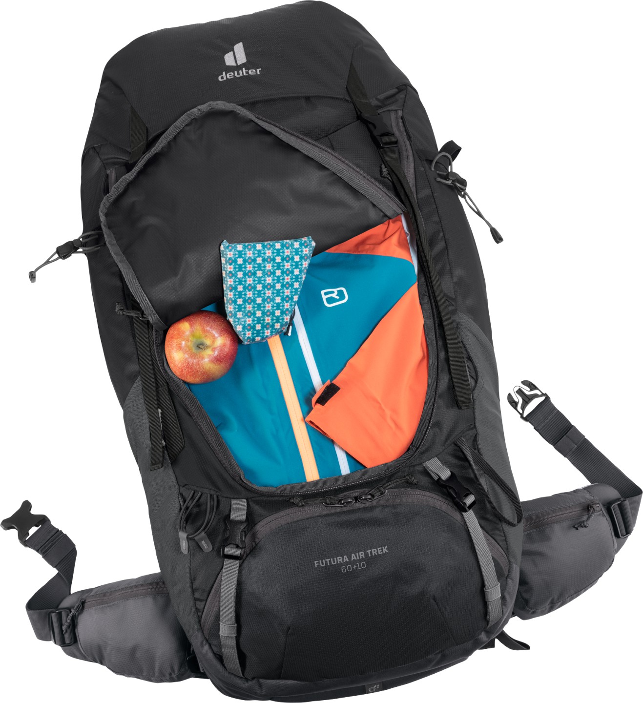 deuter Backpack Futura Air Trek 60+10 – Antracite – Uomo — 8 su 14