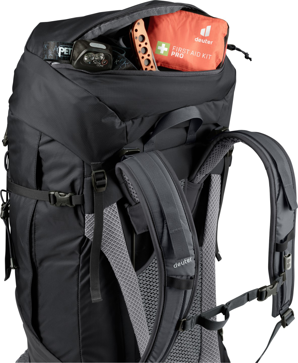 deuter Backpack Futura Air Trek 60+10 – Antracite – Uomo — 9 su 14
