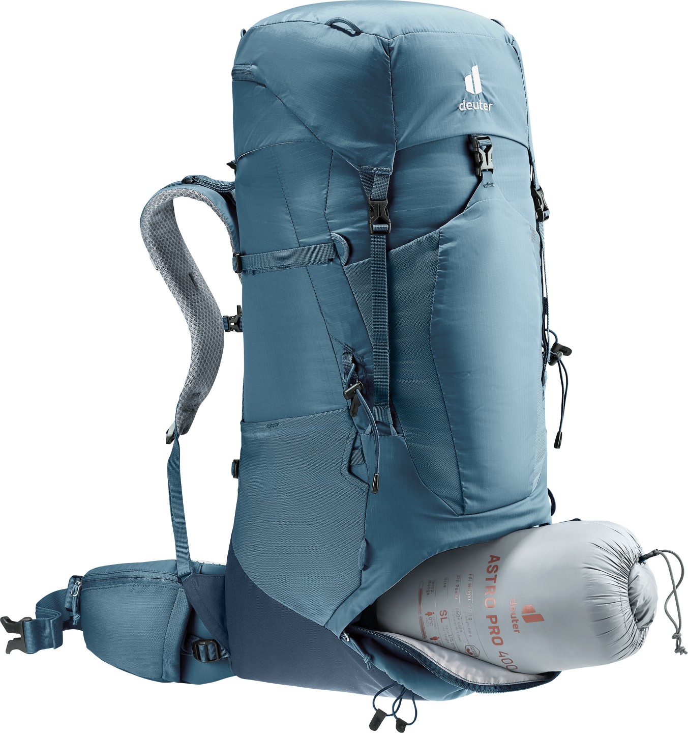 deuter Backpack Aircontact Lite 50+10 – Bleu – Hommes — 3 sur 14