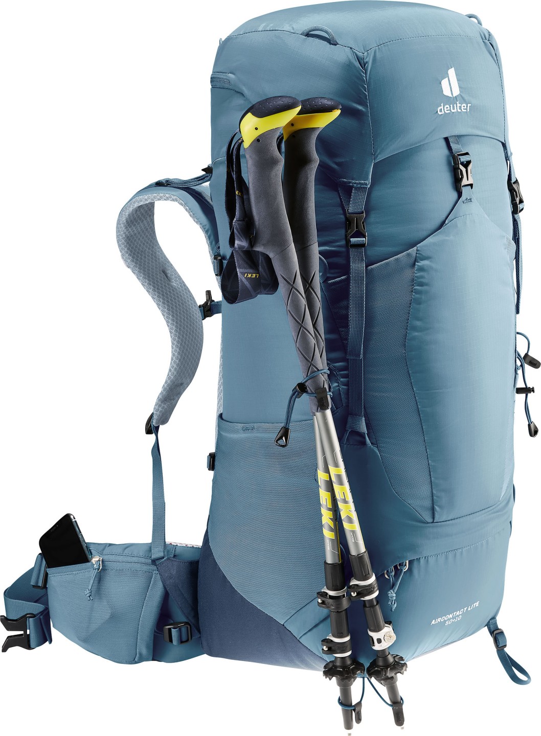 deuter Backpack Aircontact Lite 50+10 – Bleu – Hommes — 9 sur 14