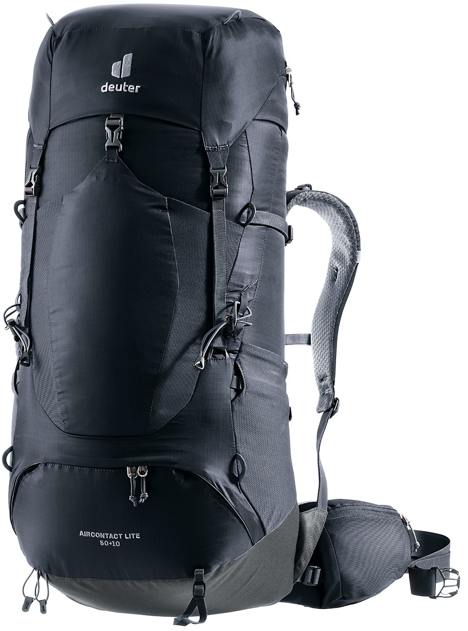 deuter Trekkingrugzak Aircontact Lite 50+10 - Zwart - Heren