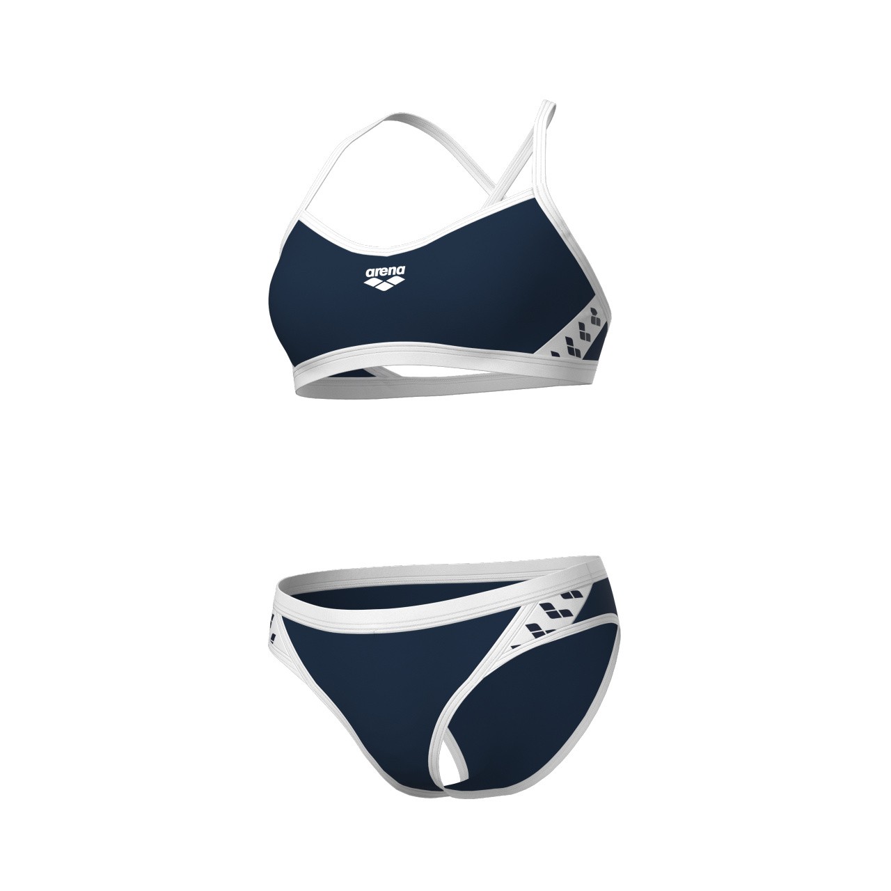 W Icons Bikini Cross Back Solid