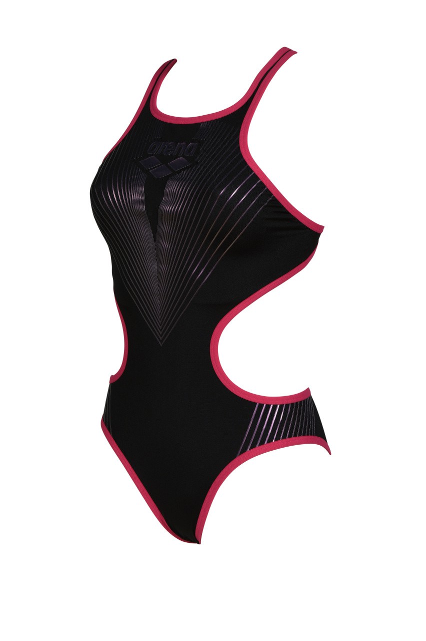 W Arena One Swimsuit Tech One Back Logo