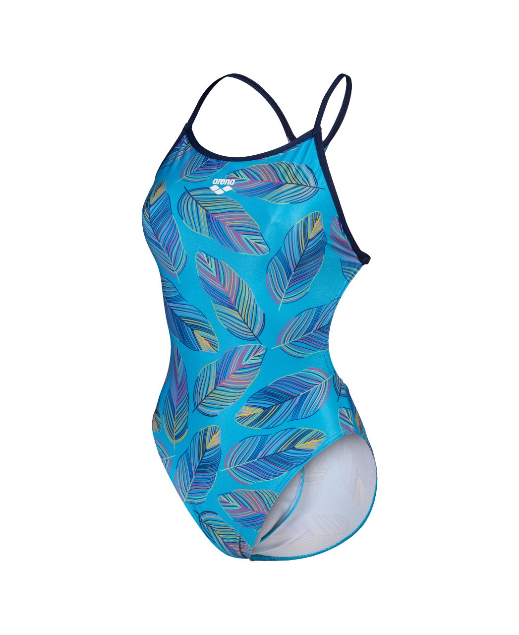 W Falling Leaves Swimsuit Booster Back
