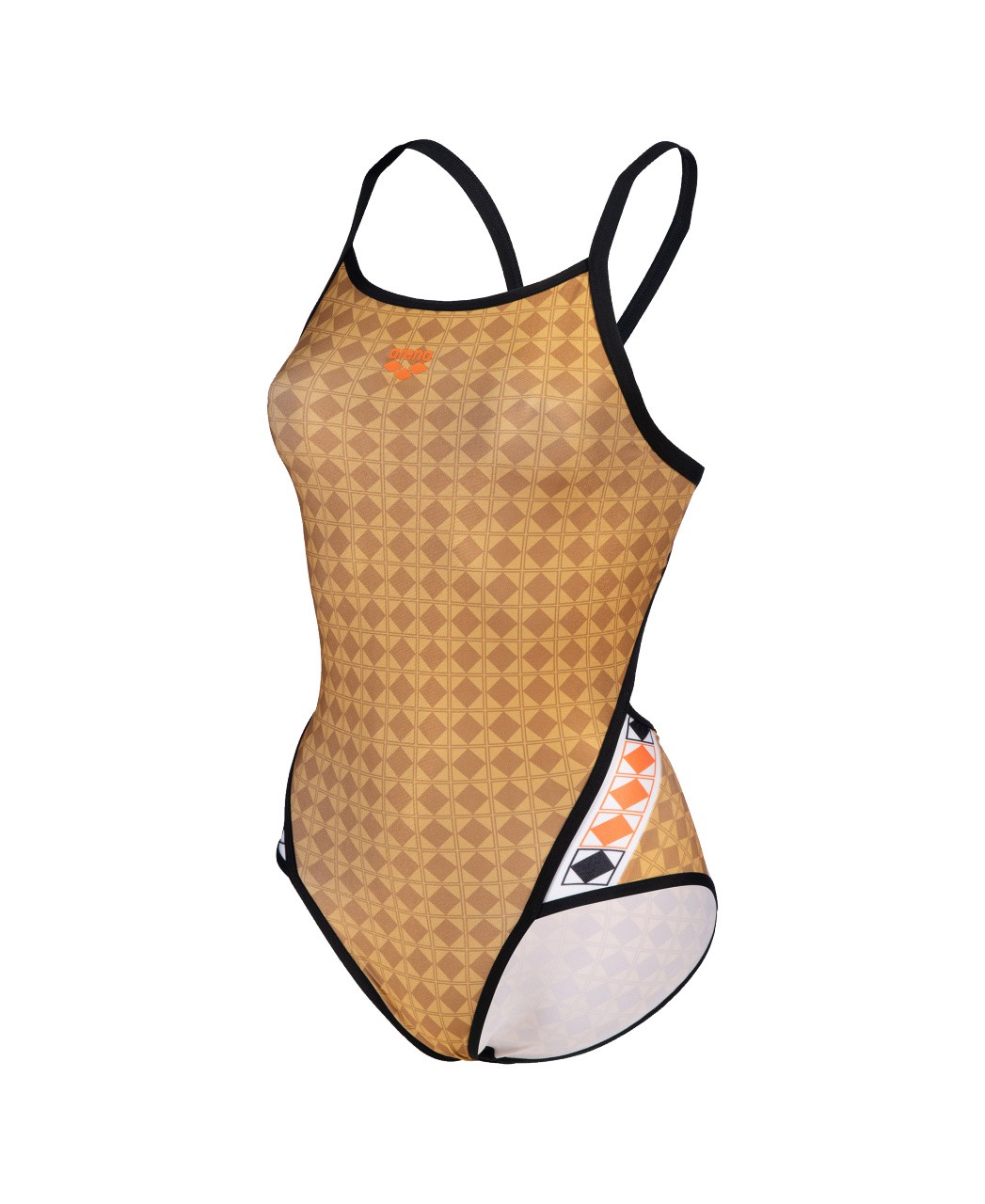 W 50Th Gold Swimsuit Super Fly Back