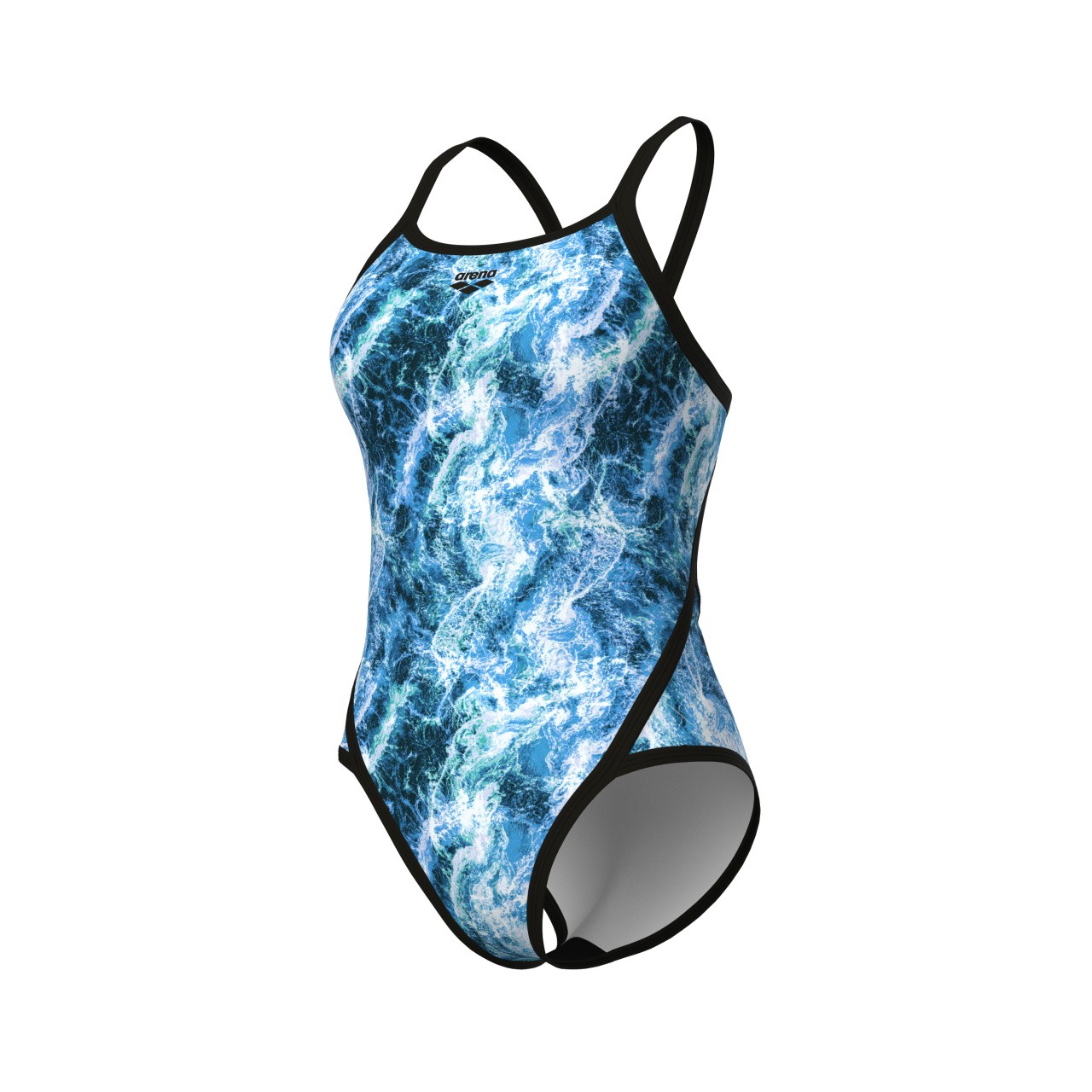 W Pacific Swimsuit Super Fly Back black-blue