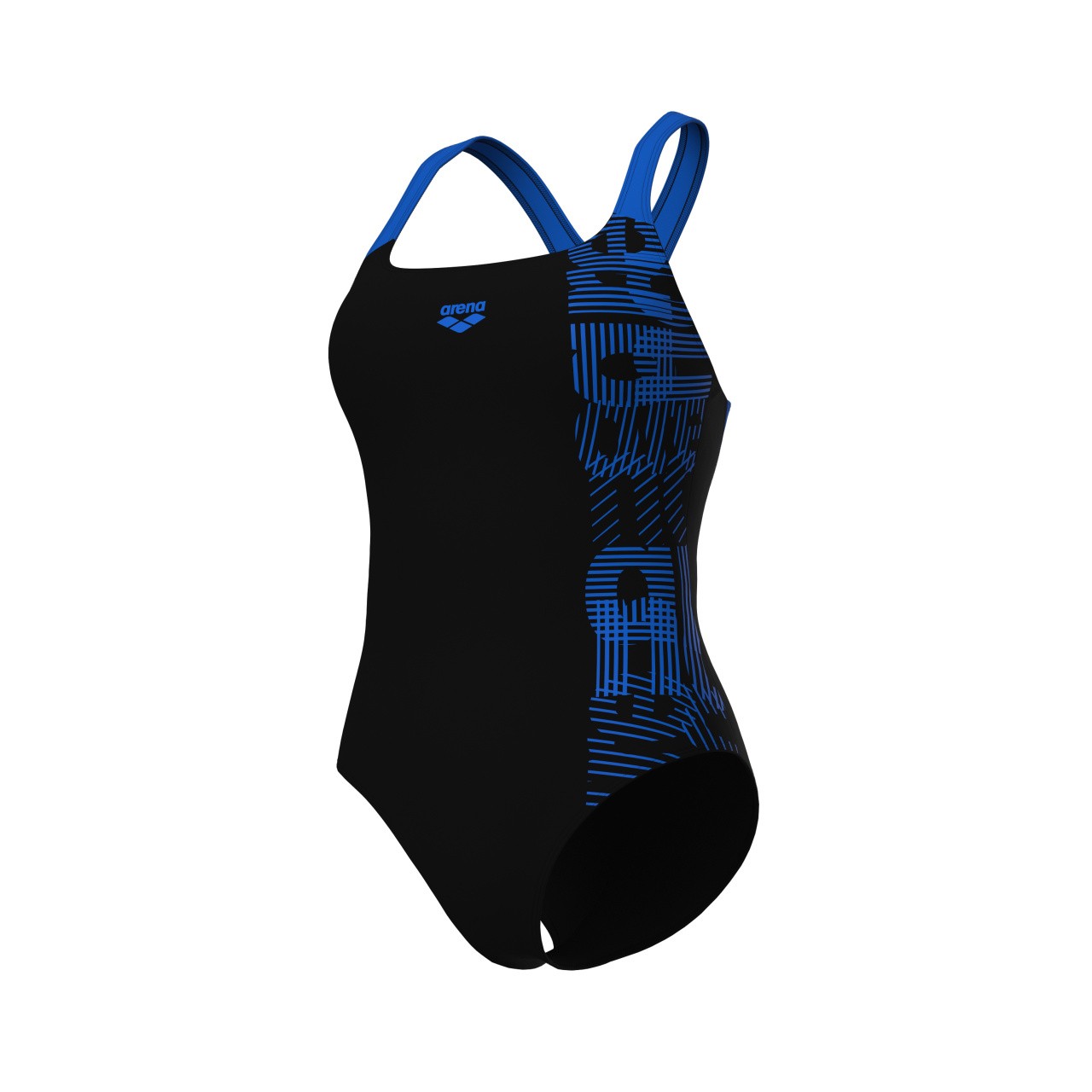 W Swimsuit Control Pro Back Graphic B black-blue