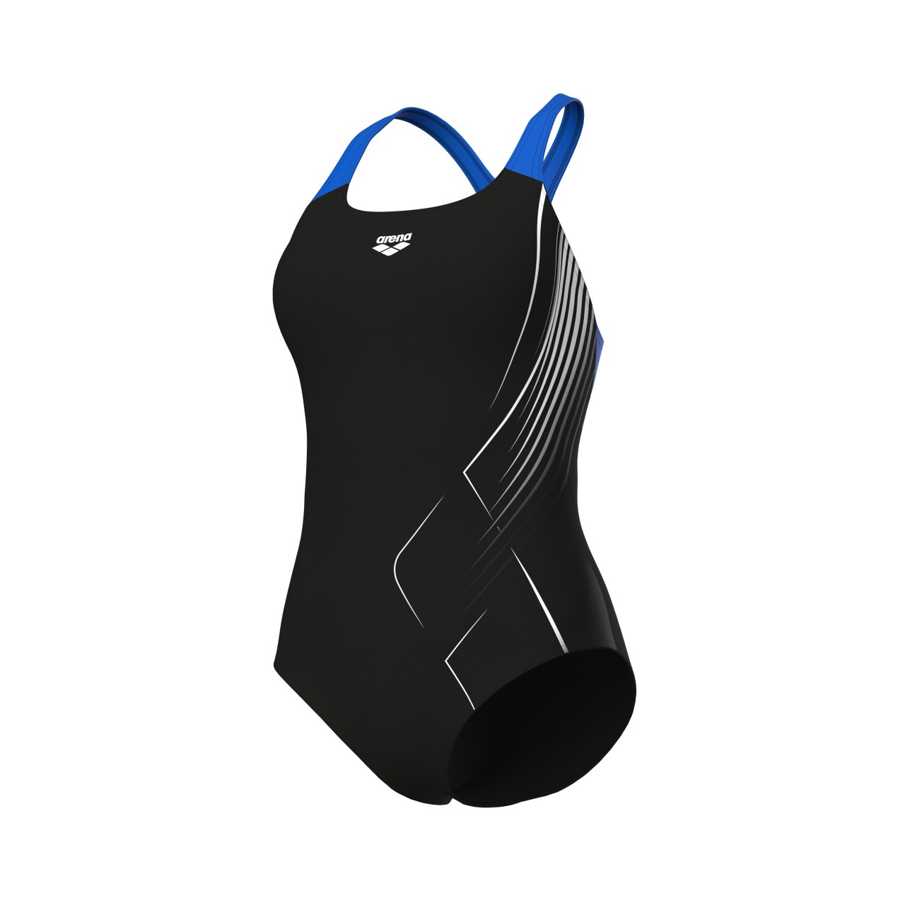 W Dive Swimsuit Swim Pro Back black-blue