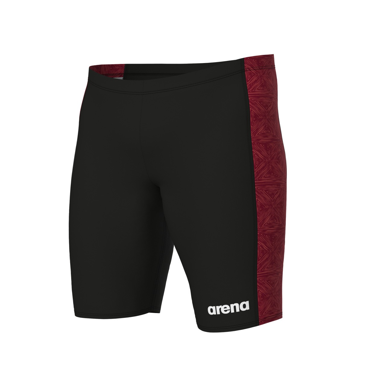 M Abstract Tiles Swim Jammer black-team