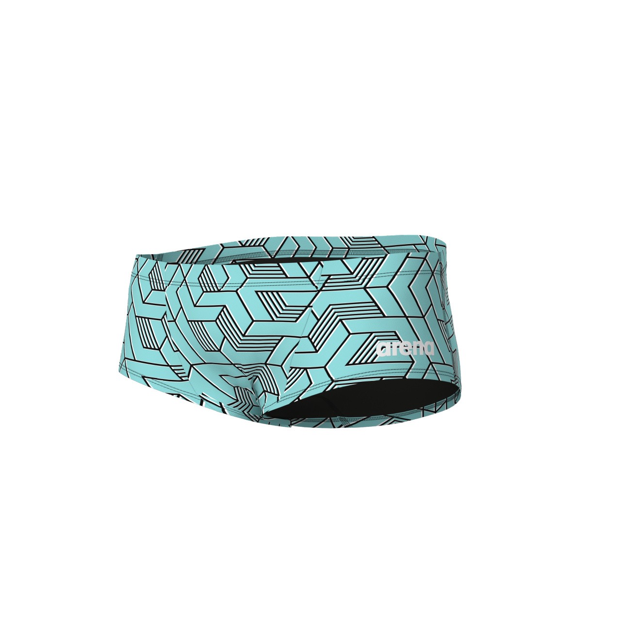 M Escape Swim Low Waist Short black-water blue