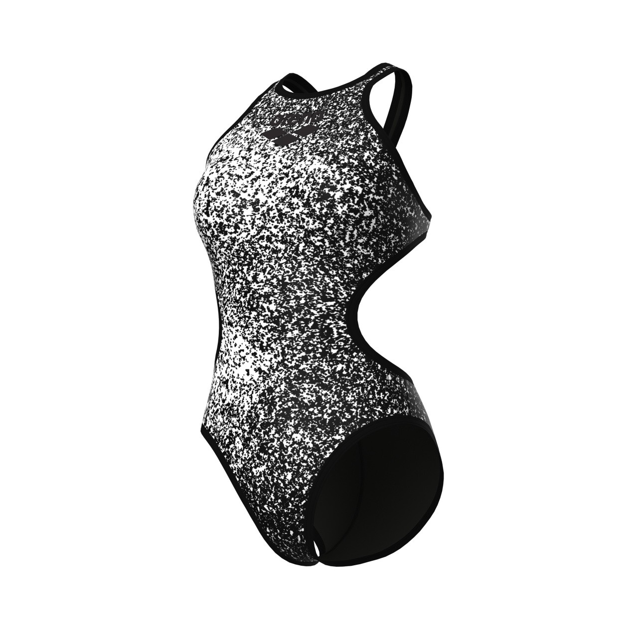 W One Paints Swimsuit Tech Back black