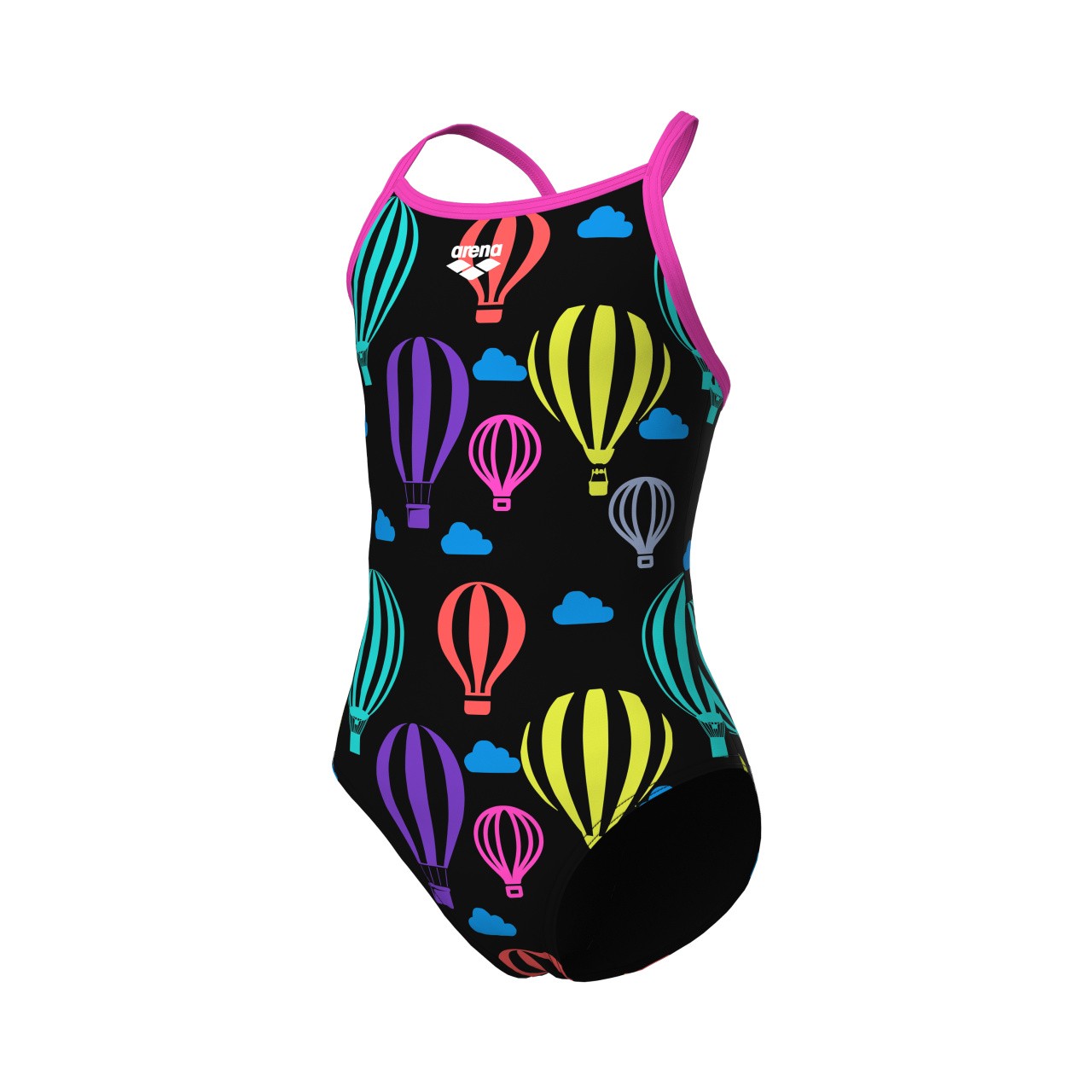 G Balloons Swimsuit Lightdrop Back black-shocking