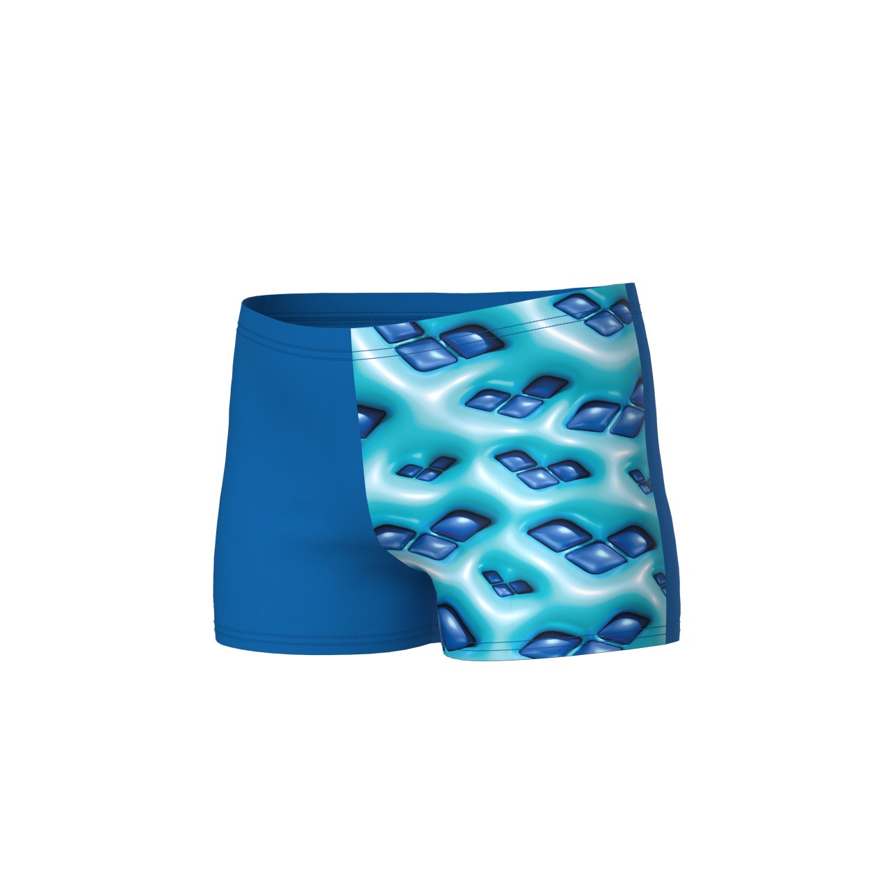 B Logo Graphic Swim Short blue river-water