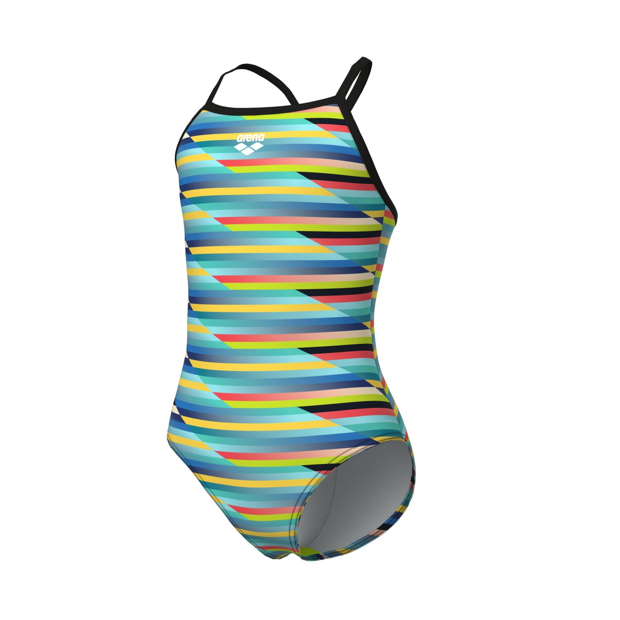 G Racing Stripe Swimsuit Lightdrop Back
