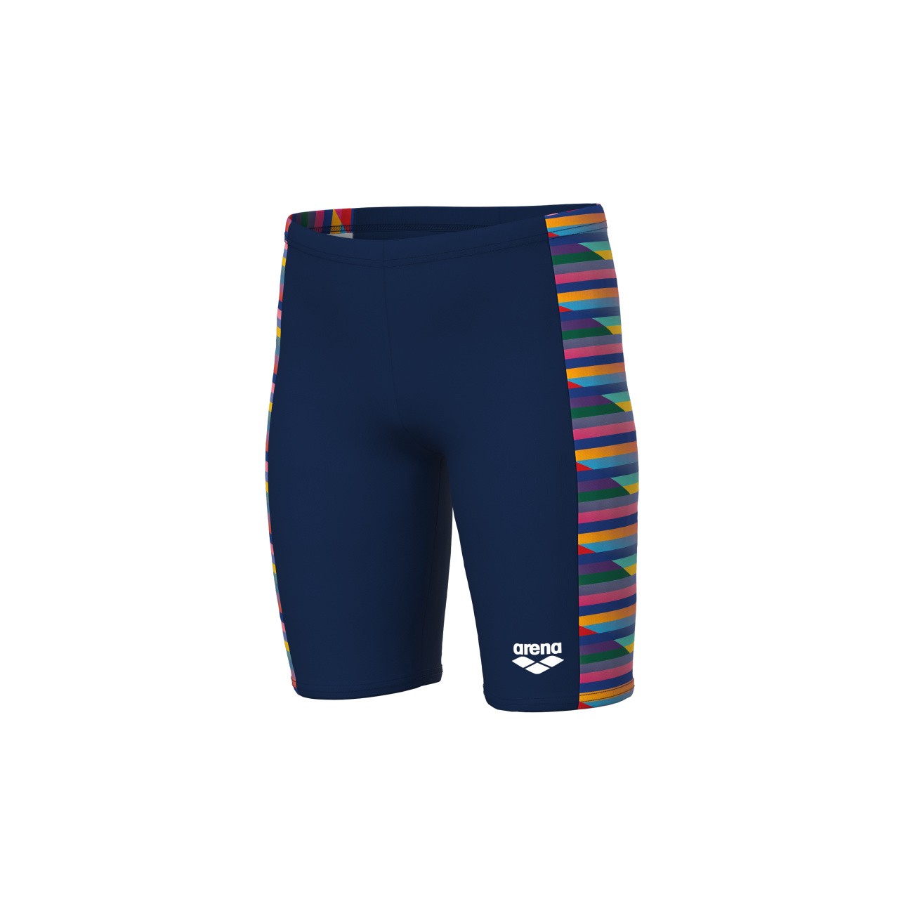 B Racing Stripe Swim Jammer navy-navy