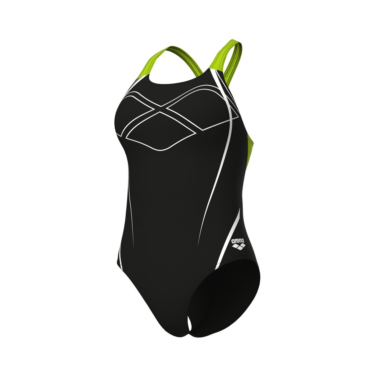 W Graphic Swim Pro Back black-artic
