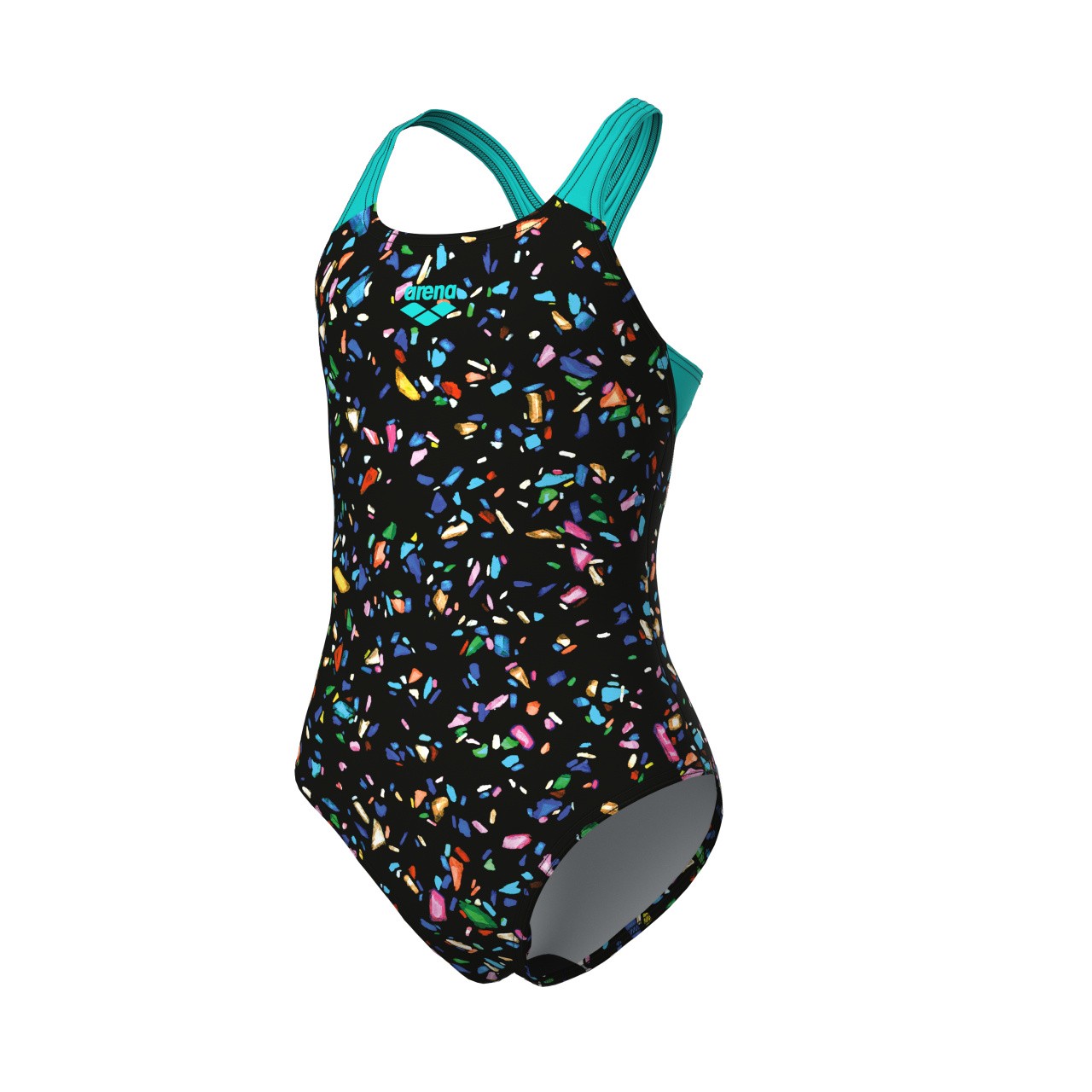 G Confetti Swimsuit Swim Pro Back black