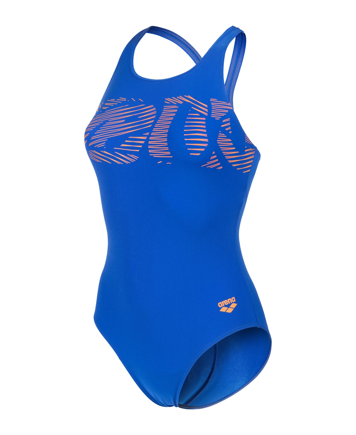 W Graphic Swimsuit V Back