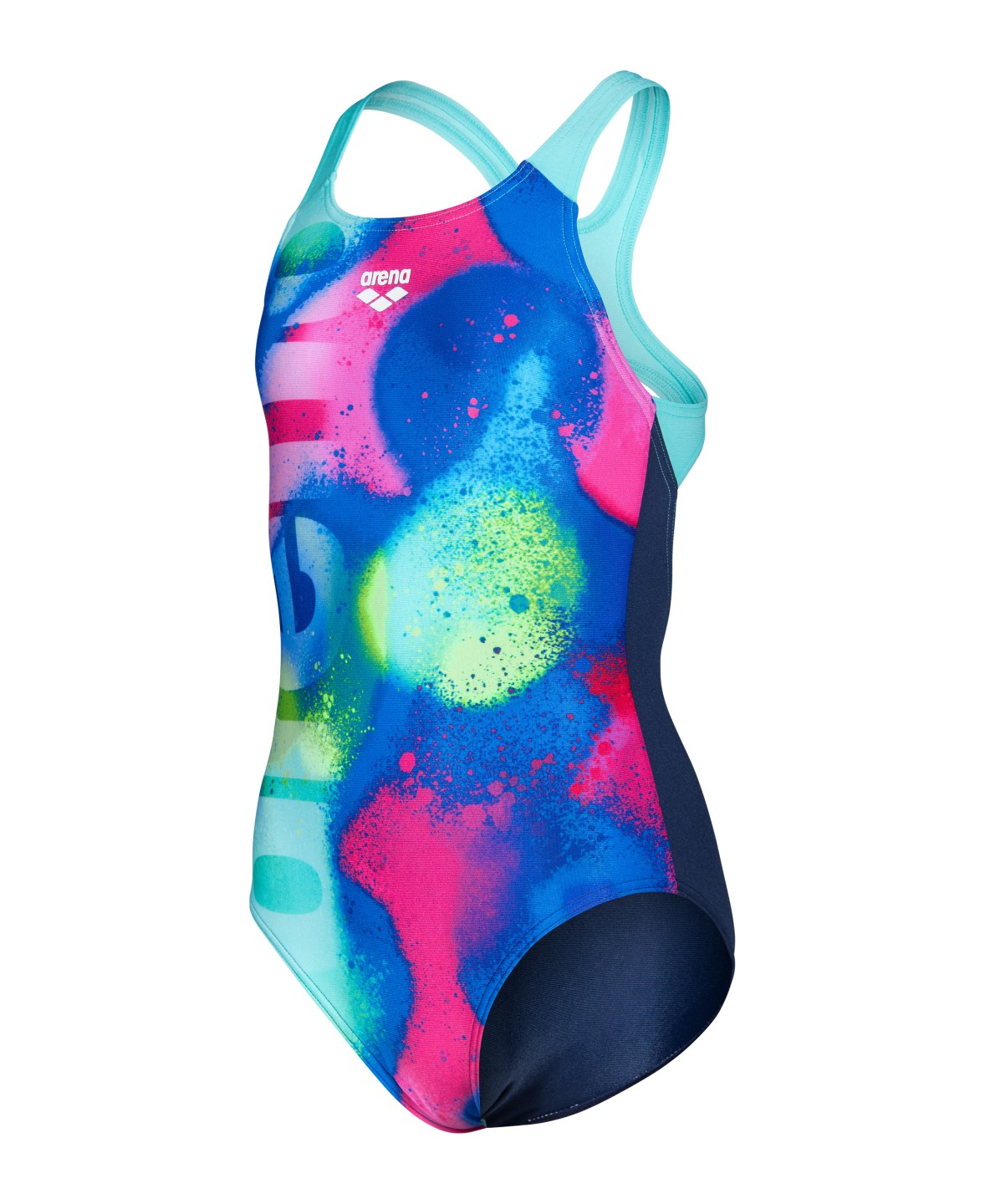 G Spray Paint Swimsuit Swim Pro Back