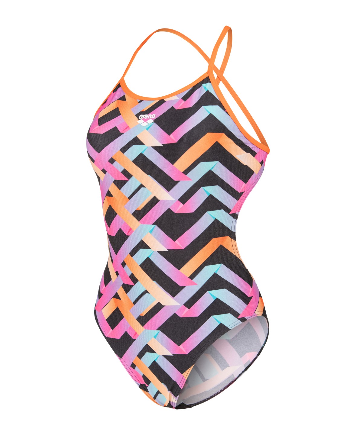 W Texture Swimsuit Tie Back