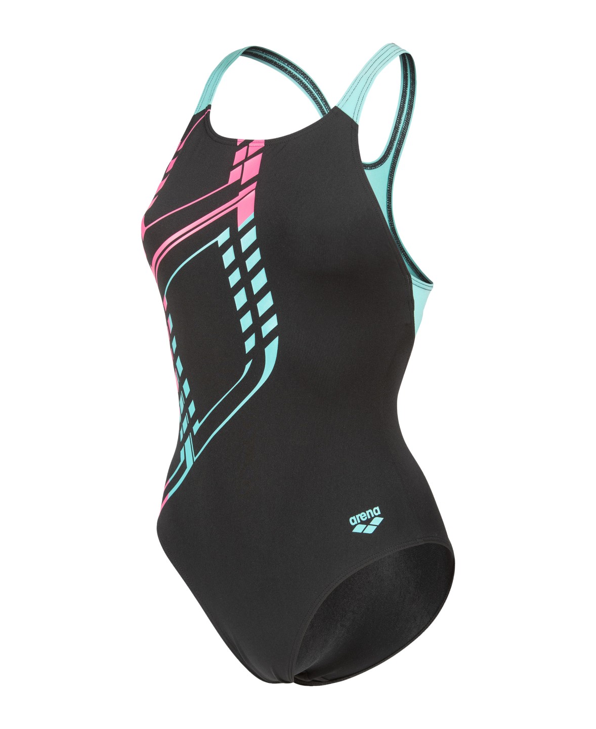 W Graphic Swimsuit Swim Pro L