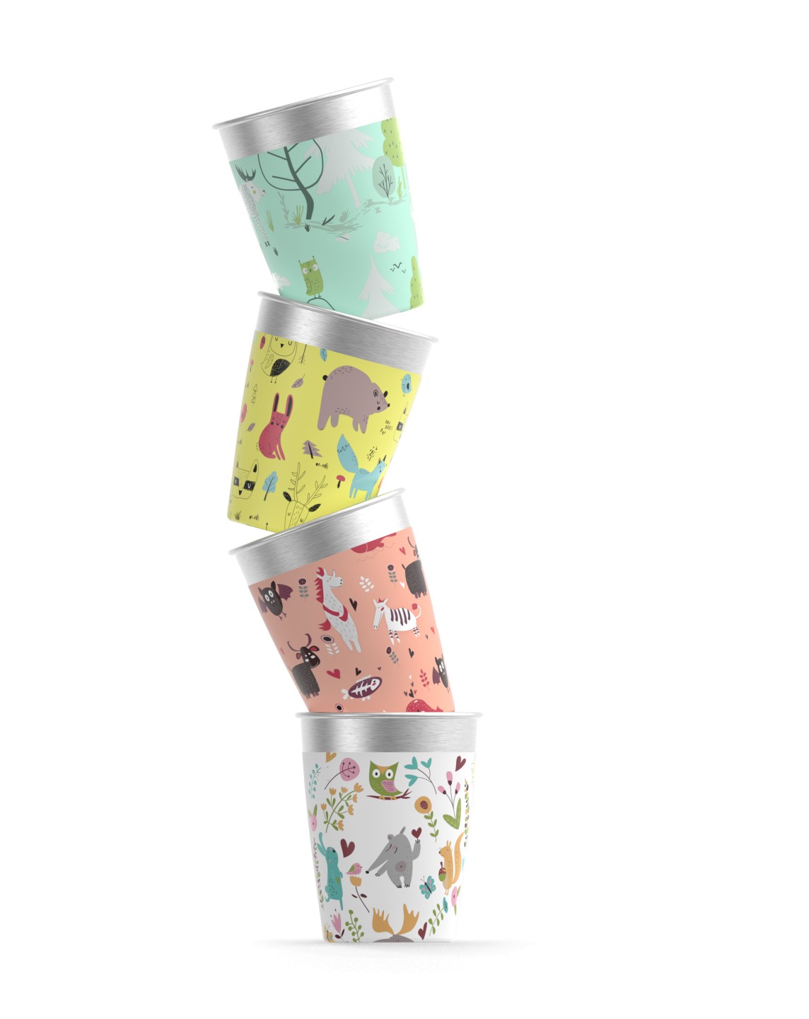 Kids Cup Set Wildlife 0.35L