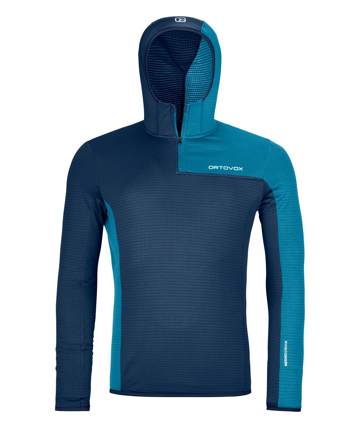 Fleece Light Grid Zn Hoody M